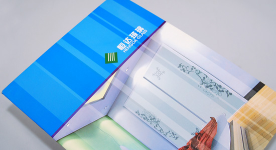 恒達玻璃宣傳冊制作